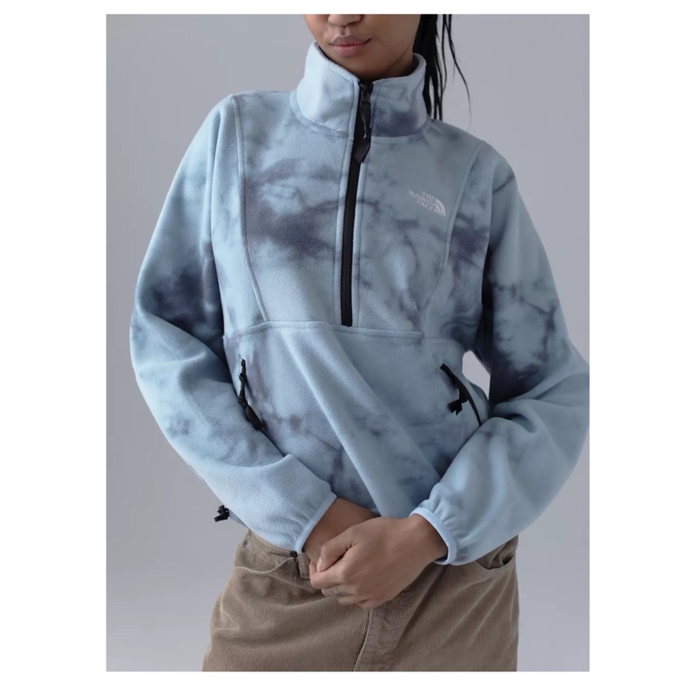 UO The North Face Printed TKA Glacier Quarter-Zip Fleece Jacket
